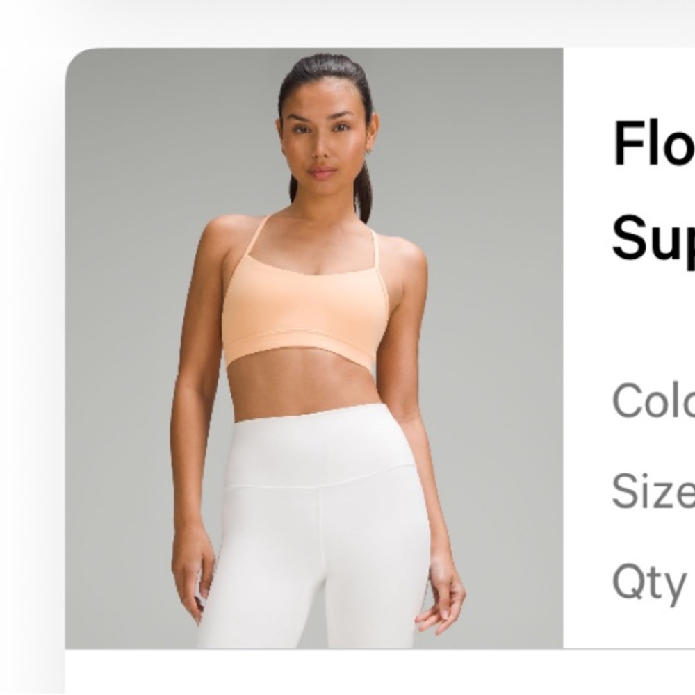 Lululemon Flow Y Bra